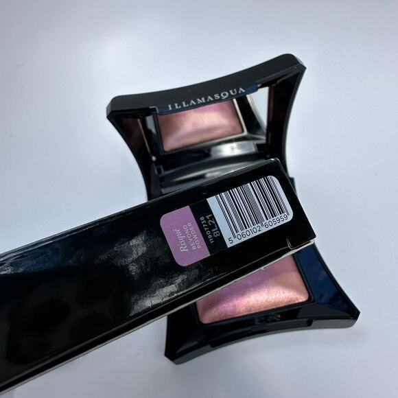 Illamasqua Beyond Powder Highlighter Compact Risque Risqué Gorgeous Coral Pink7g - Picture 3 of 8